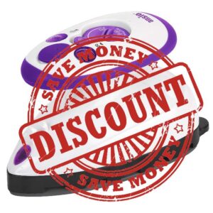 ANSIO Travel Iron Quilting Mini Steam Craft Iron with Ceramic Soleplate | Small Compact Travel Steamer - Perfect for Travel