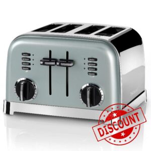 Cuisinart Style Collection 4 Slot Toaster | Light Pistachio | CPT180GU