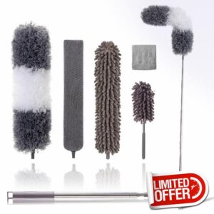 Feather Dusters Kit for Cleaning (6pcs)