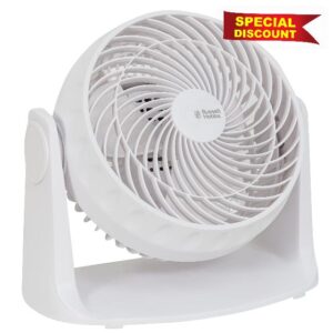 Russell Hobbs 8" high Velocity Plastic Freestanding/Wall Mounted Desk Fan RHVD0831