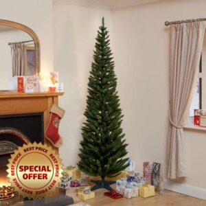 210cm (7ft) Norway Spruce Slim Tree With 401 Tips