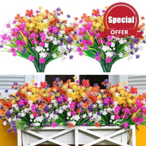 Eirdary 10 Bundles Artificial Flowers for Decoration