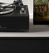 ANGELS HORN Bluetooth Vinyl Record Player - High-Fidelity 2-Speed Turntable with Built-in Speaker...