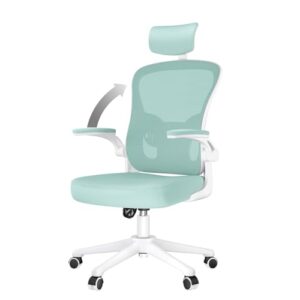 Ergonomic Chair with 90° Flip-Up Armrest