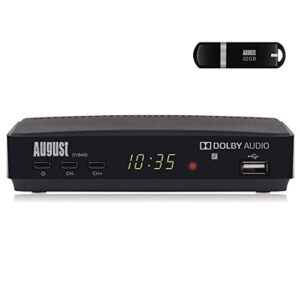 Freeview HD TV Set Top Box Recorder - August DVB400 - Watch Live