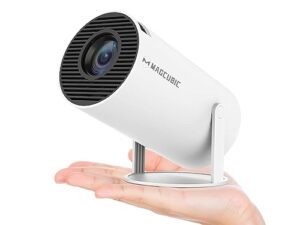 Magcubic Portable Projector 4K Projector WiFi6 and Bluetooth 5.0 with Built-in Android OS 11.0 Smart Projector YouTube Pre-Install All Round Design 130 Inch 360 Degree Flip Mini Projecto