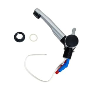 Caravan Water Tap Single Lever 12V Micro Switched Hot & Cold Chrome Folding Spout Mixer Motorhome Campervan Boat RV Fauce