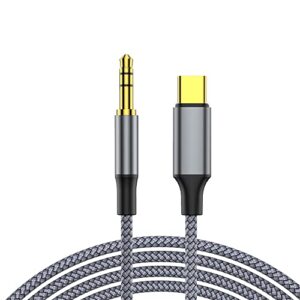 USB C to 3.5mm Audio Aux Jack Cable Type C to 3.5mm Male Headphone Cord Car Stereo Adapter Compatible with Samsung Galaxy S21 S20 Ultra Note 20/10