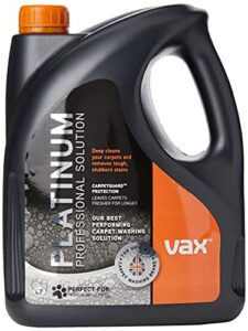 Vax Platinum Professional 4 Litre Carpet Cleaner Solution | Deep Cleans and Removes Tough Stains | Neutralises Pet Odours - 1-9-142060