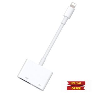 [Apple MFi Certified] Lightning to HDMI Cable