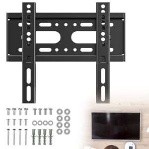 TV Wall Bracket 14-43 Inch Smart TV Wall Mount Vesa Universal TV Wall Brackets Slim TV Mounts Stands with Screw Accessories