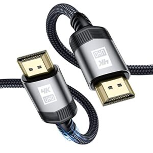 idealplus 0.5M 4K HDMI Cable 2.0 Ultra High Speed 18Gbps Nylon Braided HDMI Lead Support 4K@60Hz HDR