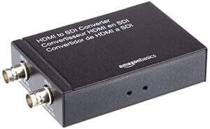 Amazon Basics HDMI to SDI Converter (720p/1080p) with USB-A Power Supply