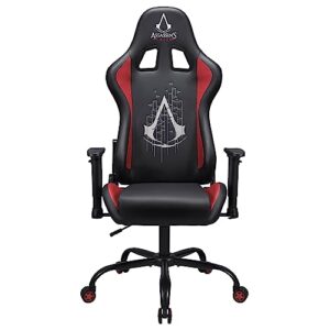 Assassin's Creed - Official Ergonomic Gamer Chair Adjustable Back and Armrests - Officially licensed adult gaming chai