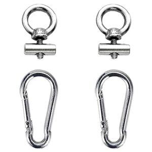 KOMUNJ 2 PCS Awning Rail Stoppers Awning Rail Stoppers Caravan Motorhome Campervan with 2 PCS Carabiner Hooks