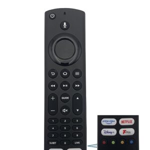 Replacement Fire RM-C3255 Remote Control fit for JVC 2022 Smart TV Edition LT-40CF890 LT-43CF890 LT-49CF890 LT-50CF890 LT-55CF890 Models (No voice function)