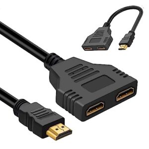 Haqatr Hdmi Splitter for Dual Monitors