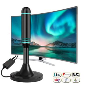 TV Aerial - Portable Indoor/Outdoor TV Aerial with Magnetic Base