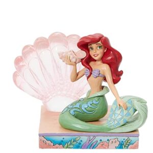 Enesco Corporation - Disney Ariel Clear Resin Shell Seated 4.5In Figure