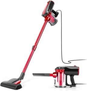 CHINMIN Stick Vacuum Cleaner Corded with 17KPa Handheld Vacuum Powerful Suction
