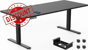 KAIMENG Electric Standing Desk 200x100cm with Sedentary Reminder