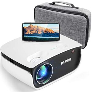 WiMiUS Protable Mini Projector 1080p full hd Supported