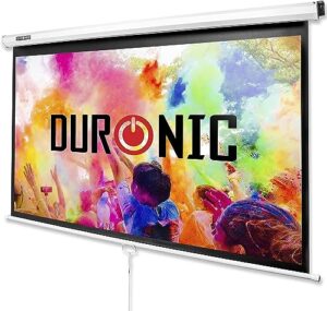 Duronic 90" Projector Screen MPS90 /169 WE