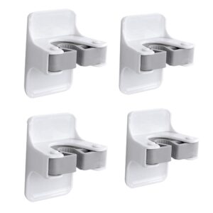 BOKIE Adhesive Mop Broom Holder Organizer Broom Gripper Rack Sweeping Brush Holders Organiser Tidy