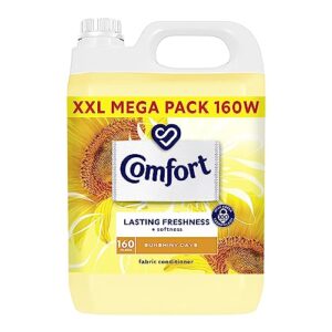 Comfort Sunshiny Days Fabric Conditioner with Stay Fresh technology for 100 days of freshness + fragrance* 160 washes 4800ml