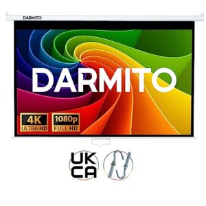 Darmito 100 Pull Down 16:9 Manual Projector Screen