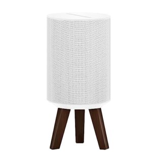Dinghosen Wood Desktop Speaker Stand for Sonos Era 100 Stand Holder with Speaker Sticker