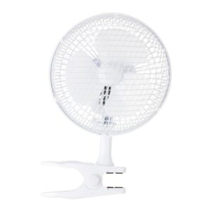 Signature S40007 6” 2 Speed Clip Fan with Adjustable Tilt
