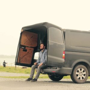 T5 Rear Barn Door Awning Cover Heavy Duty 210D Oxford Fabric Large Size Waterproof Sun Shade Protection Fit Transporter T4 T5.1 T6 FO/RD VAN MK7 Accessories