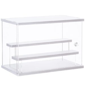 CECOLIC Acrylic Display Case Clear Display Storage Box Countertop Cube for Collectibles