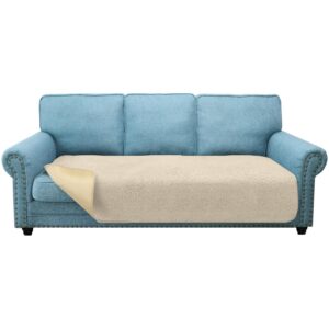 Granbest Super Soft Thick Sofa Seat Cushion Covers Non-Slip Seat Covers for 3 Seater Sofa Large Couch Cushion Cover for Pets (3 Seater