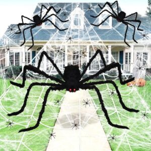Giant Halloween Spider Web Decorations
