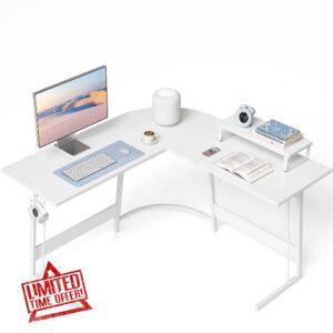 CubiCubi L Shaped Gaming Desk Computer Office Desk