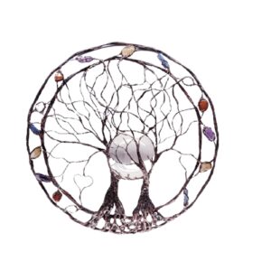 Aosbset Circle Of Life Metal Tree Wall Art