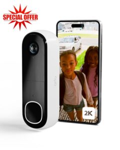 Arlo 2K Doorbell Camera Wireless