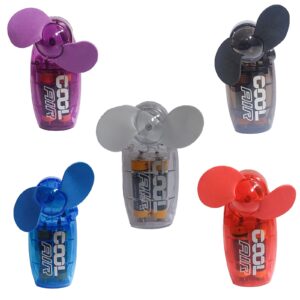 Fabulouz Handheld Fan| Portable Battery Operated Mini Cooling Fans| Small Desk Car Cooling Pocket Hand Fans| Quiet Air Travel Supplies Neck Silent Folding Fan| Holiday Essentials Gift Pack of 3