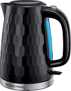 Russell Hobbs 26051 Cordless Electric Kettle - Contemporary Honeycomb Design with Fast Boil and Boil Dry Protection