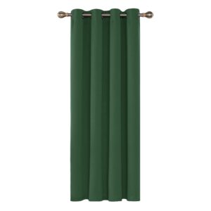 Deconovo Blackout Curtain Eyelet Curtain Noise Reduction Curtain for Children Curtain W55 x L70 Dark Forest 1 Panel