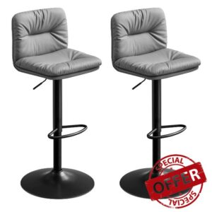 VASAGLE Bar Stools Set of 2