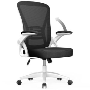 aspaluro Office Chair Ergonomic Desk Chair with 90° Flip-up Armrest Lumbar Support