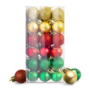 delka 36-pack Christmas Baubles for Tree Decorations