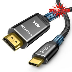 Highwings USB C to HDMI Cable 1.8m Black