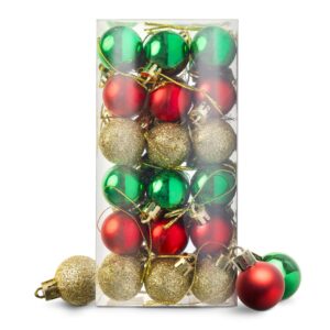 delka 36-pack Christmas Baubles for Tree Decorations