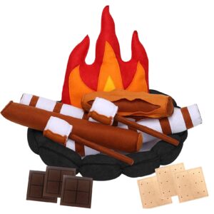 Oldmoom Pretend Campfire Set for Kids | Fake Fire Toy