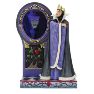 Enesco Jim Shore Disney Traditions Who's the Fairest One of All (Snow White Evil Queen with Mirror Figurine)