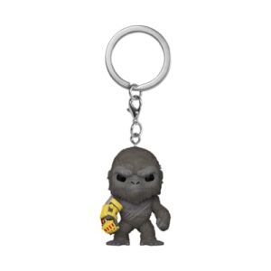 Funko Pop! Keychain: Godzilla X King Kong: the New Empire - King Kong With Mechanical Arm - Godzilla Vs Kong Novelty Keyring - Collectable Mini Figure - Stocking Filler - Gift Idea - Movies Fans